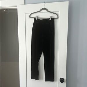 LOFT Black Velvet Pants - Worn once, great condition - Size XS